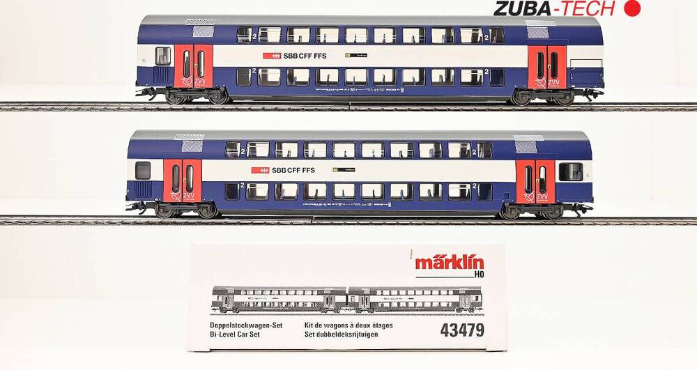 未使用品】Märklin 43574 43575 SBB 客車セット(3両) 未使用品